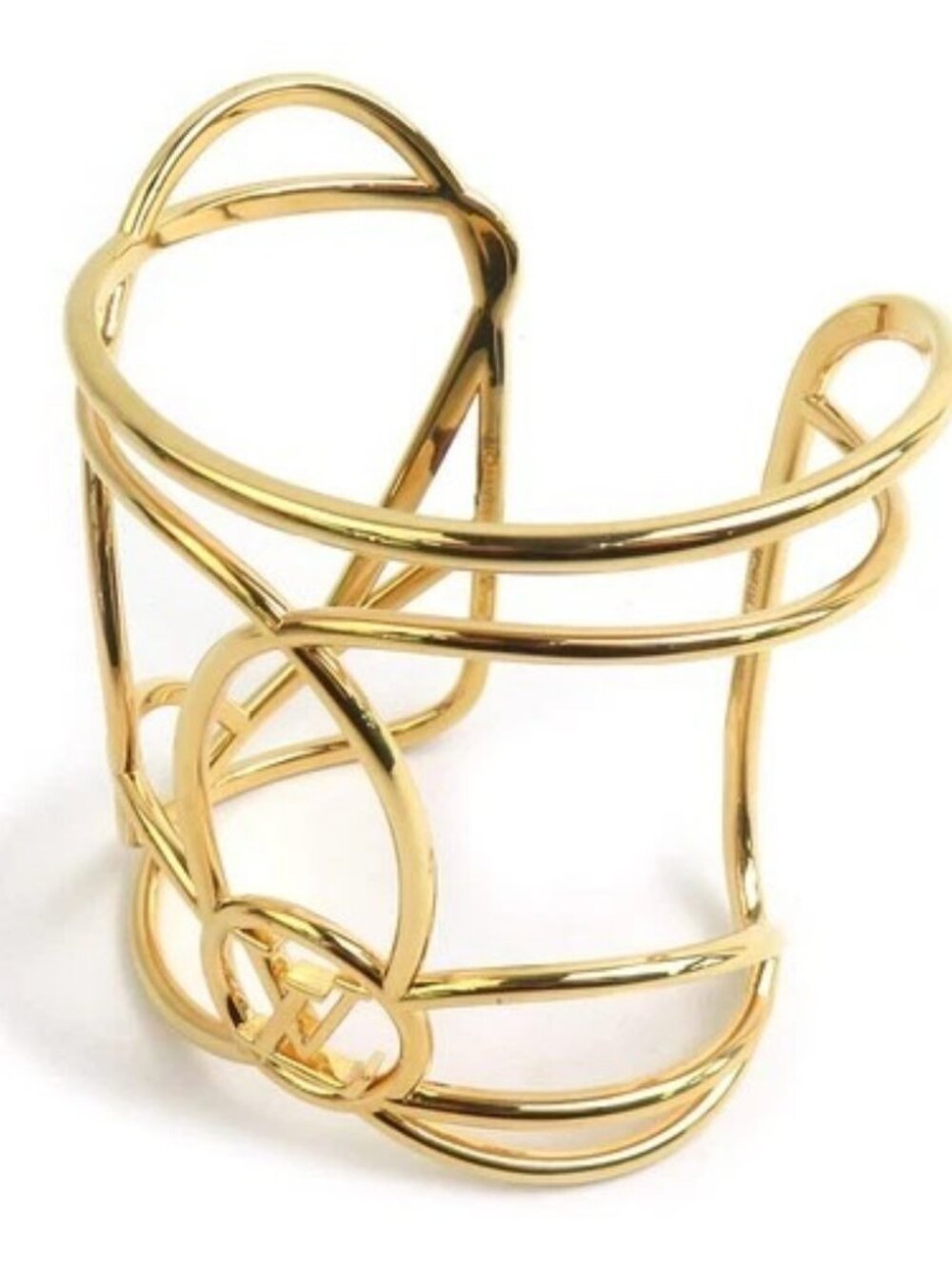 Auth LOUIS VUITTON Bangle Bracelet Gold Metal M1471M - h32050a - Picture 5 of 10